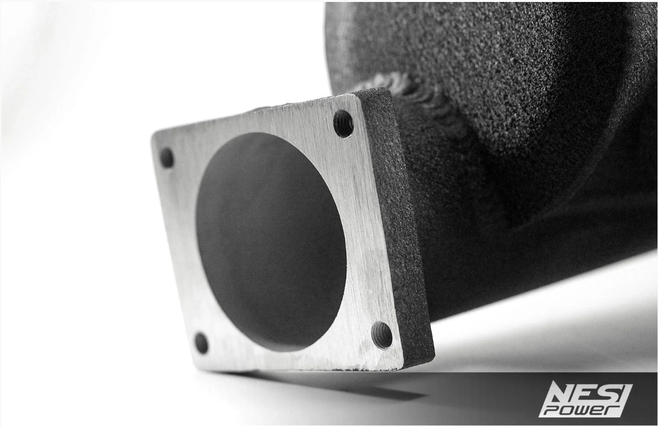 Coletor Dualplenum Vw Ap 8v Unilateral Borboleta para Frente 8 Bicos -preto Texturizado