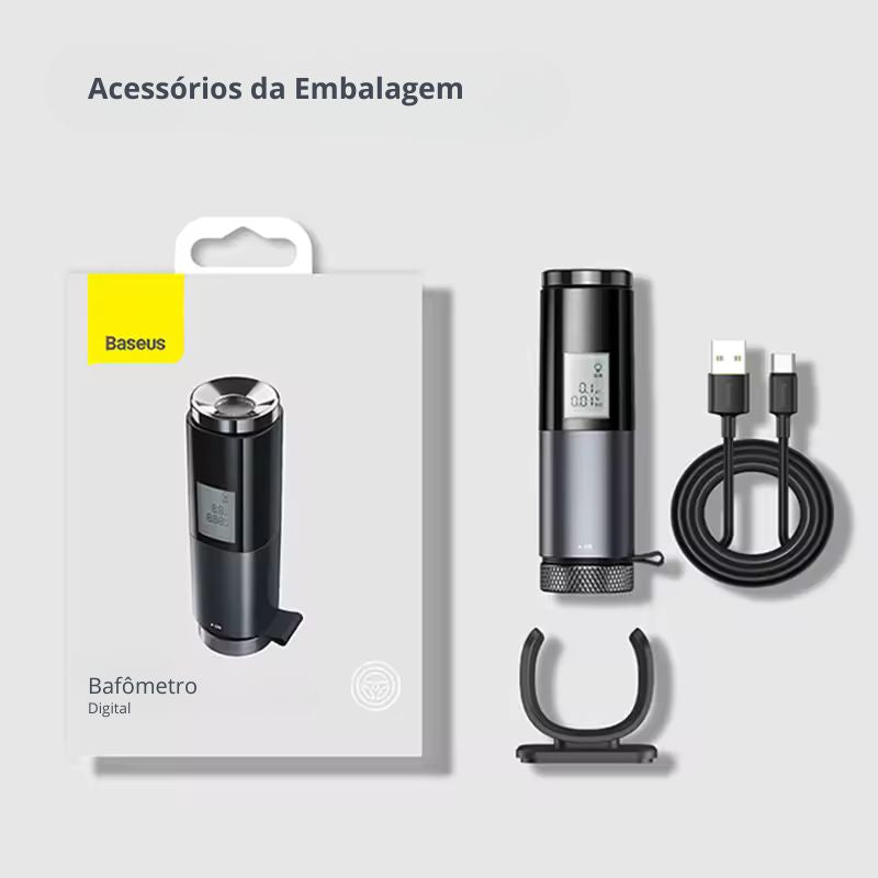 Bafômetro Digital - Baseus LED Display
