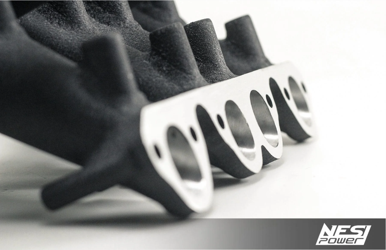 Coletor Dualplenum Vw Ap 8v Unilateral Borboleta para Frente 8 Bicos -preto Texturizado