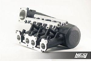 Coletor Vw Ap 8v Fluxo Cruzado 8 Bicos - Preto Texturizado