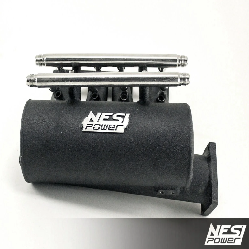 Coletor Dualplenum Vw Ap 8v Unilateral Borboleta para Frente 8 Bicos -preto Texturizado