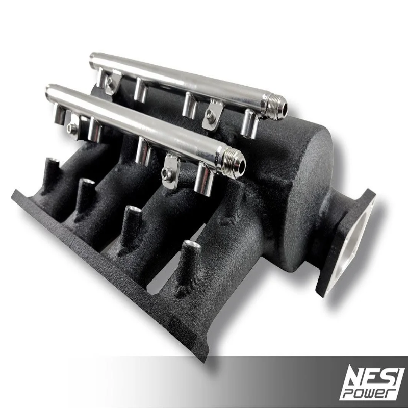 Coletor Dualplenum Gm 16v Nacional 8 Bicos Preto Texturizado