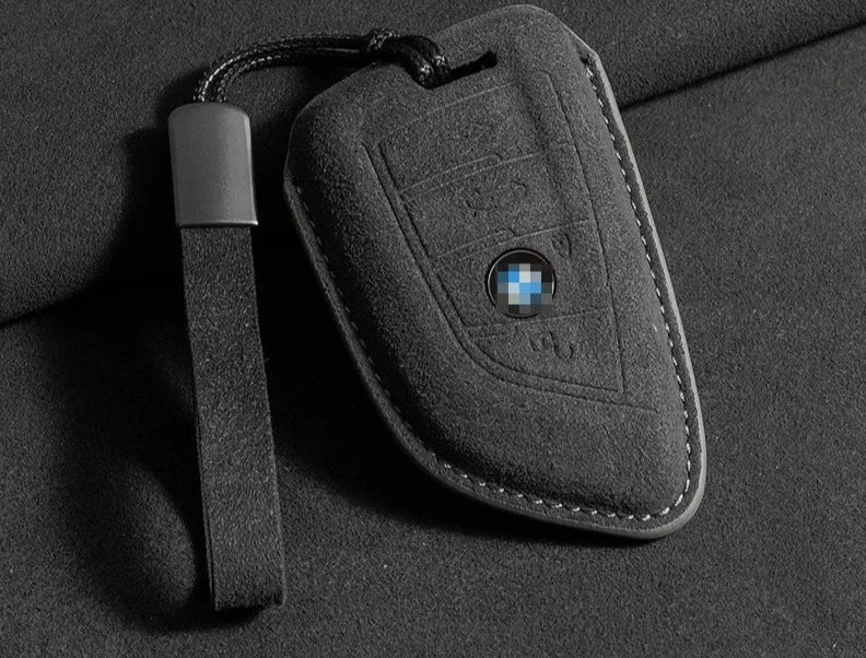 Capa de Chave de Camurça Bmw