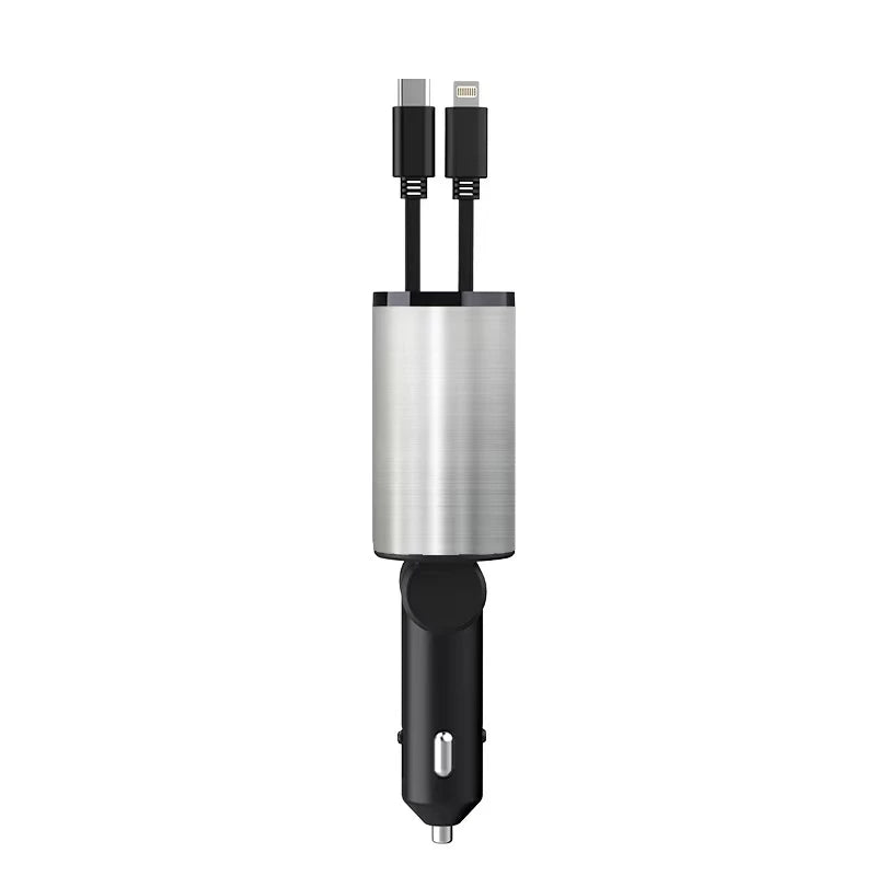 Carregador Usb Turbo Retrátil