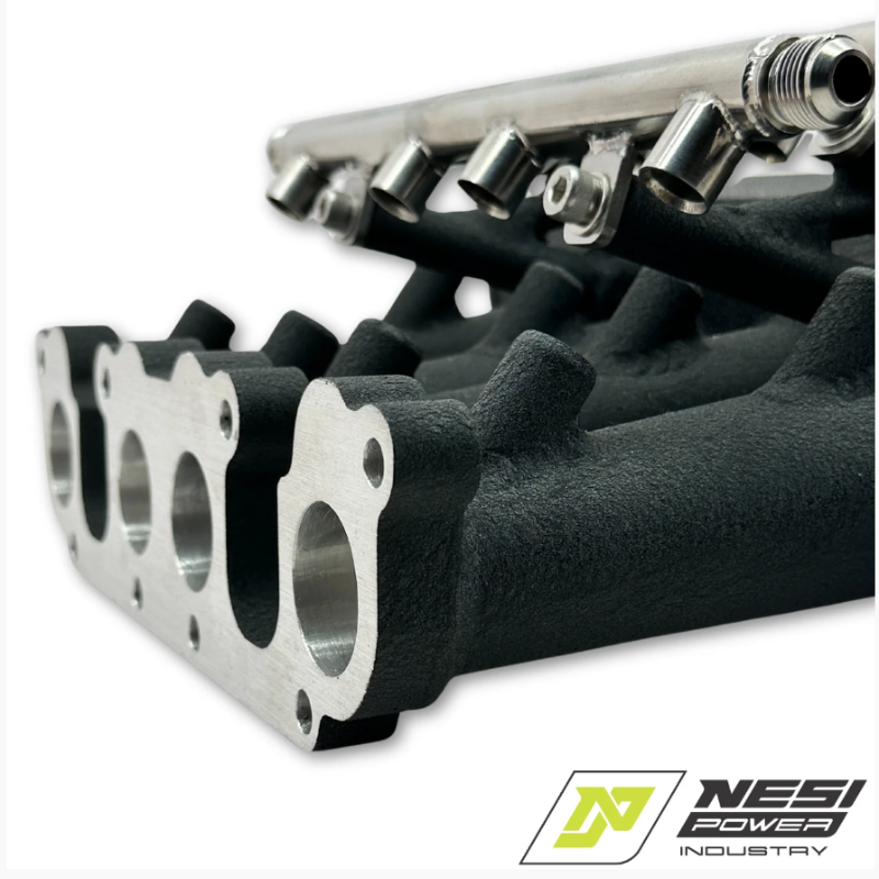 Coletor Singleplenum Vw Ap 8v Fluxo Cruzado Borboleta P/ Frente 8 Bicos - Preto Texturizado