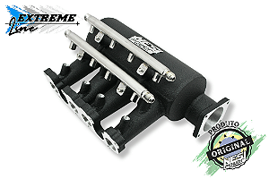 Coletor Vw Ap 8v Fluxo Cruzado 8 Bicos - Preto Texturizado