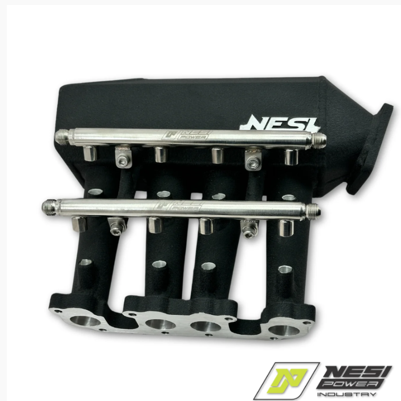 Coletor Singleplenum Vw Ap 8v Fluxo Cruzado Borboleta P/ Frente 8 Bicos - Preto Texturizado
