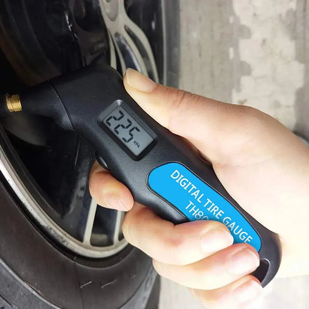 Medidor Digital de Pressão de Pneu para Carro, Moto e Caminhão.