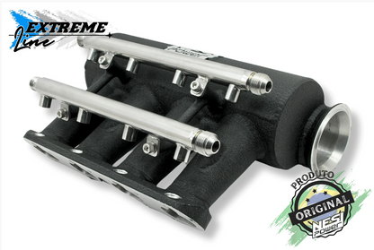 Coletor Dualplenum Vw Ap 16v 8 Bicos  Tbi 90mm - Preto