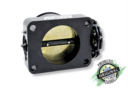 Corpo de Borboleta Padrão Ômega 60mm Tbi Billet Preto - Nesi Power