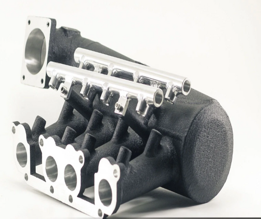 Coletor Dualplenum Vw Ap 8v Fluxo Cruzado Borboleta para Trás 8 Bicos -  Preto Texturizado