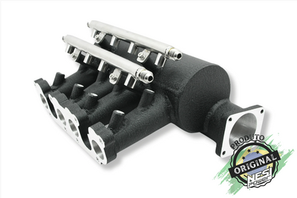 Coletor Dualplenum Vw Ap 8v Fluxo Cruzado Borboleta para Frente 8 Bicos -  Preto Texturizado