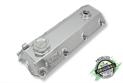 Tampa de Válvulas Vw Ap 8v - Polida - Com Suporte P/ Sensor
