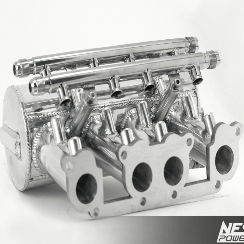 Coletor Dualplenum Vw Ap 8v Fluxo Cruzado Borboleta para Frente 8 Bicos -  Polido