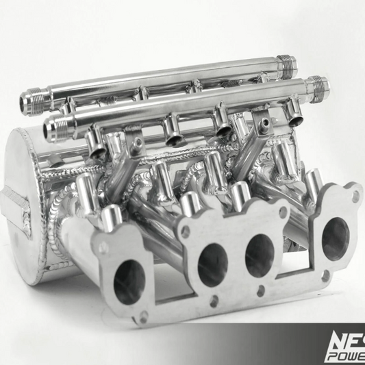 Coletor Dualplenum Vw Ap 8v Fluxo Cruzado Borboleta para Frente 8 Bicos -  Polido