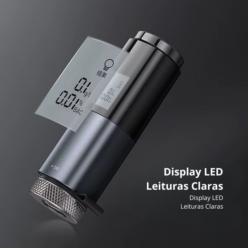 Bafômetro Digital - Baseus LED Display