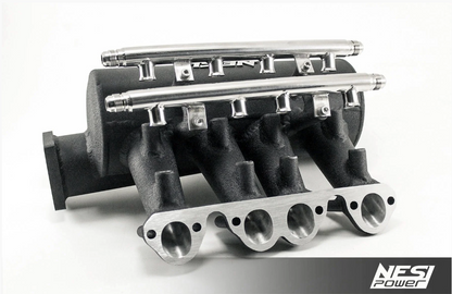 Coletor Dualplenum Vw Ap 8v Unilateral Borboleta para Frente 8 Bicos -preto Texturizado