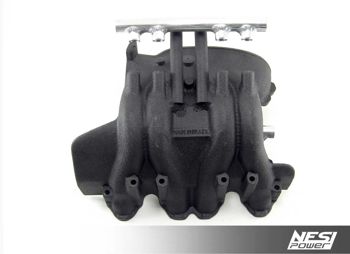 Coletor Vw Ap Mi 8 Bicos Preto Texturizado