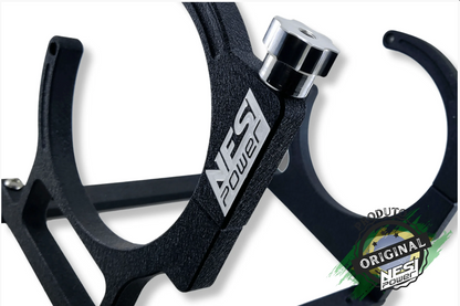 Suporte Cilindro Nitro Simples Preto Texturizado