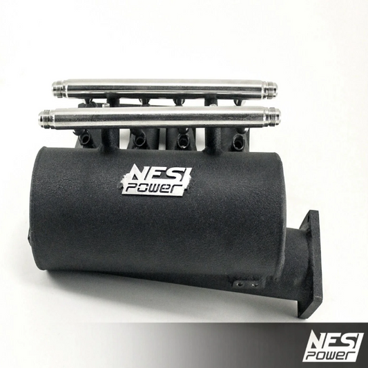 Coletor Dualplenum Vw Ap 8v Unilateral Borboleta para Frente 8 Bicos -preto Texturizado