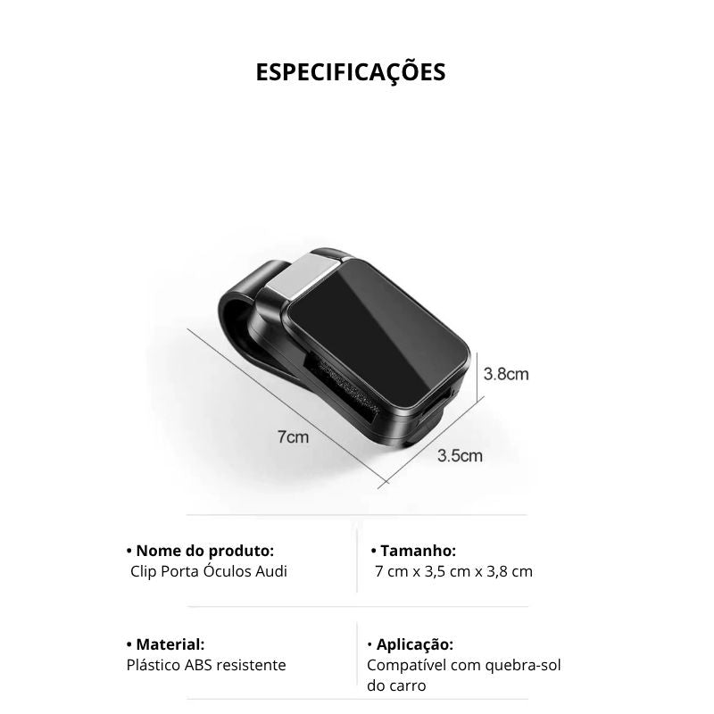 Clip para Óculos de Sol AUDI