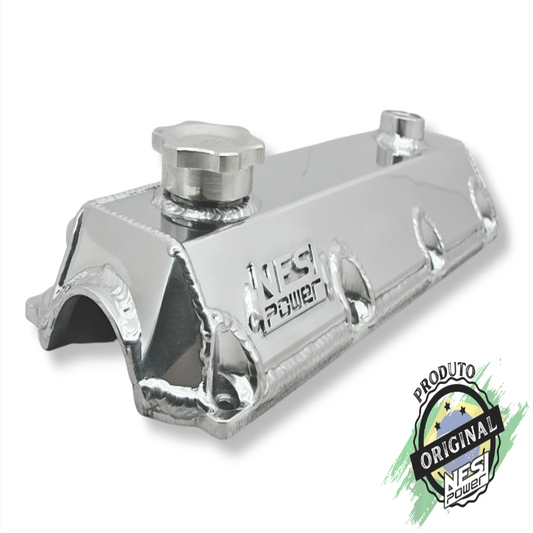 Tampa de Válvulas Vw Ap 8v - Polida - Com Suporte P/ Sensor
