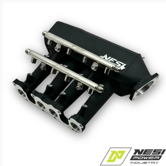 Coletor Singleplenum Vw Ap 8v Fluxo Cruzado Borboleta P/ Frente 8 Bicos - Preto Texturizado