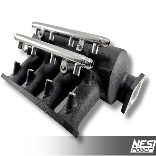 Coletor Dualplenum Vw Ap 16v 8 Bicos - Preto Texturizado