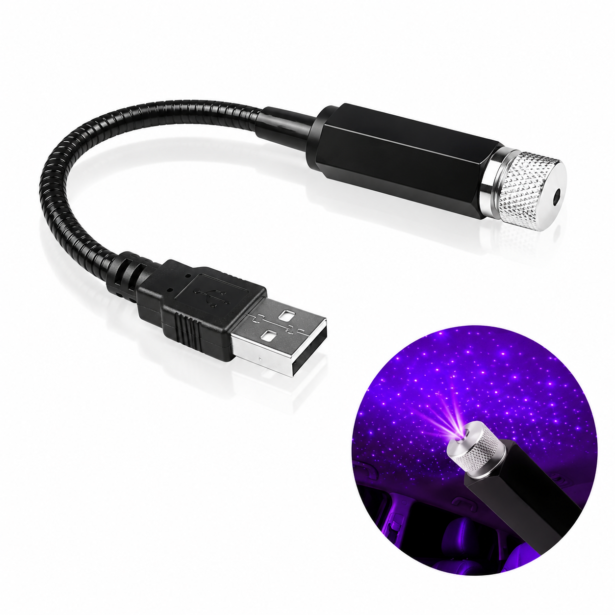 Mini projetor de estrelas USB