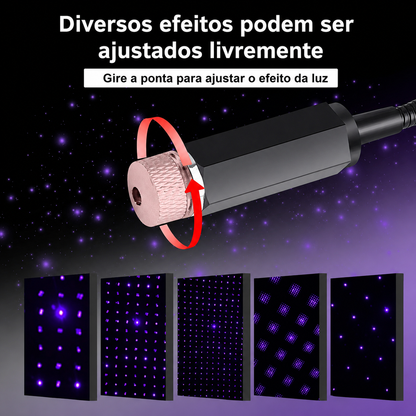 Mini projetor de estrelas USB