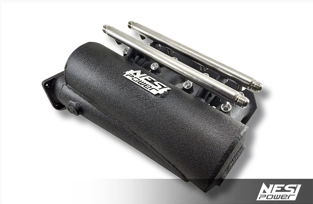 Coletor Dualplenum Gm 16v Nacional 8 Bicos Preto Texturizado