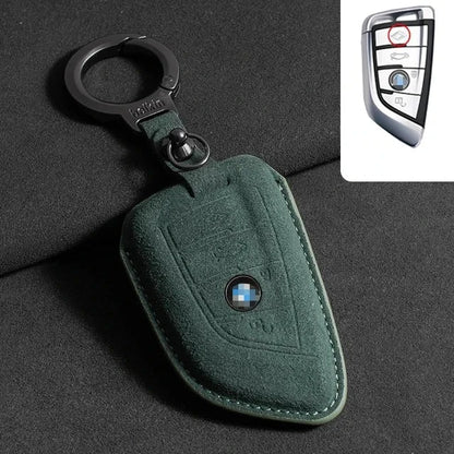Capa de Chave de Camurça Bmw