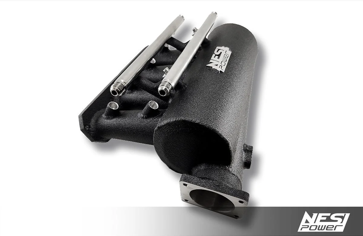 Coletor Dualplenum Vw Ap 16v 8 Bicos - Preto Texturizado